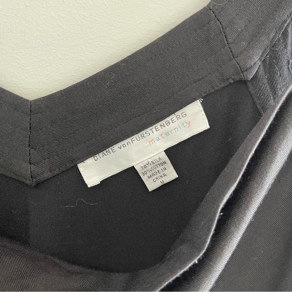 Diane von Furstenberg Black Maternity Dress Size M - Picture 4 of 4